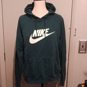 Nike Men's Teal Hoodie
